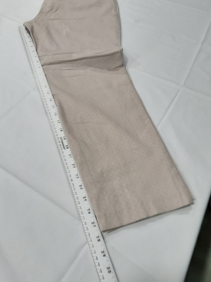 47 Pants Women's Stretch Beige Dotted NW Out Tags Plus Sz 16