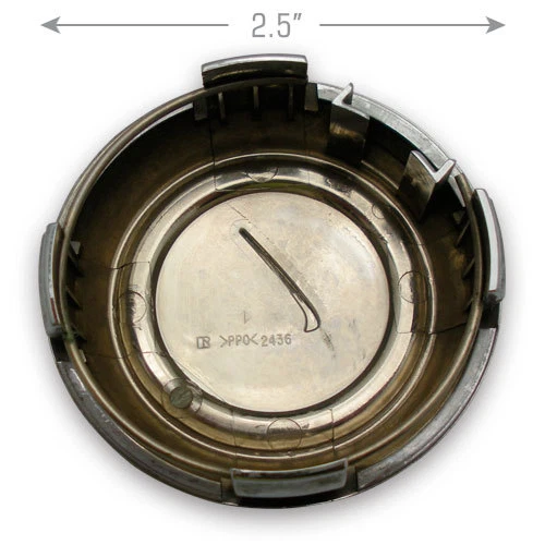 Genuine OEM Lexus GS300 GS400 GS430 2436 CHROME Wheel Center Caps 2.5" - Image 2 of 3