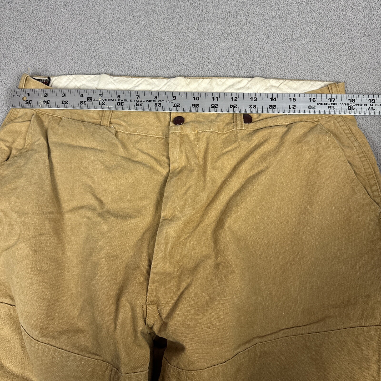Vintage REDHEAD Bone Dry Canvas Brush Hunting Pants 36x28