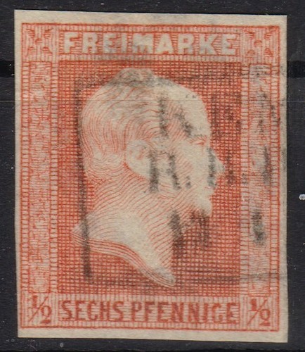 == Ad Prussia Mi. 1 stamp R3, cat. ==