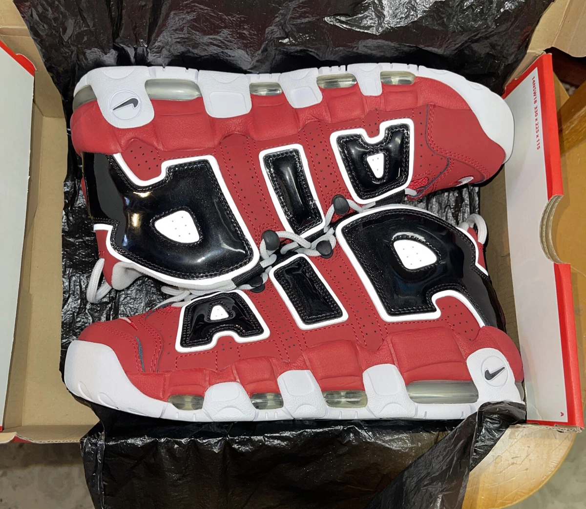 Air more uptempo top '96 varsity red