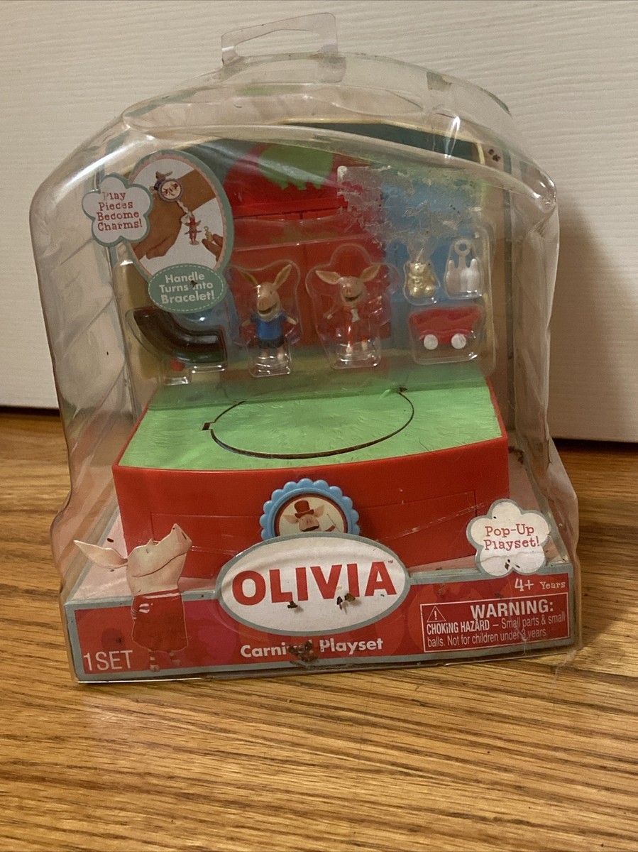 OLIVIA THE PIG POP UP CARNIVAL CIRCUS PLAYSET SMALL MINI TOY