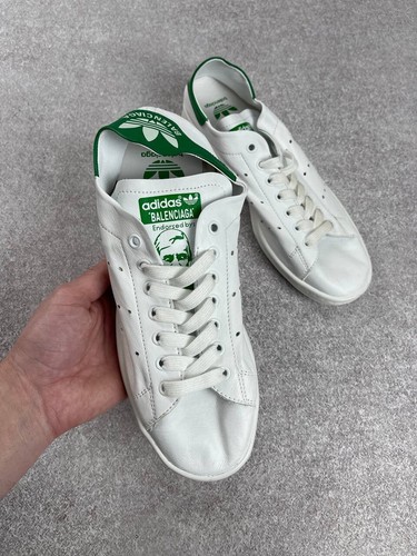 Women’s Balenciaga × Adidas Stan Smith White Sneakers US 9 - Picture 9 of 11