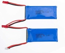 2Pcs 7.4V 1200mAh 25C Lipo Battery for Rc Drones MJX X101 Yizhan X6 Tarantula