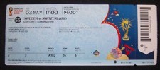 Used Ticket  World Cup RUSSIA 2018 SWEDEN - SWITZERLAND 1/8 FINAL with Team name
