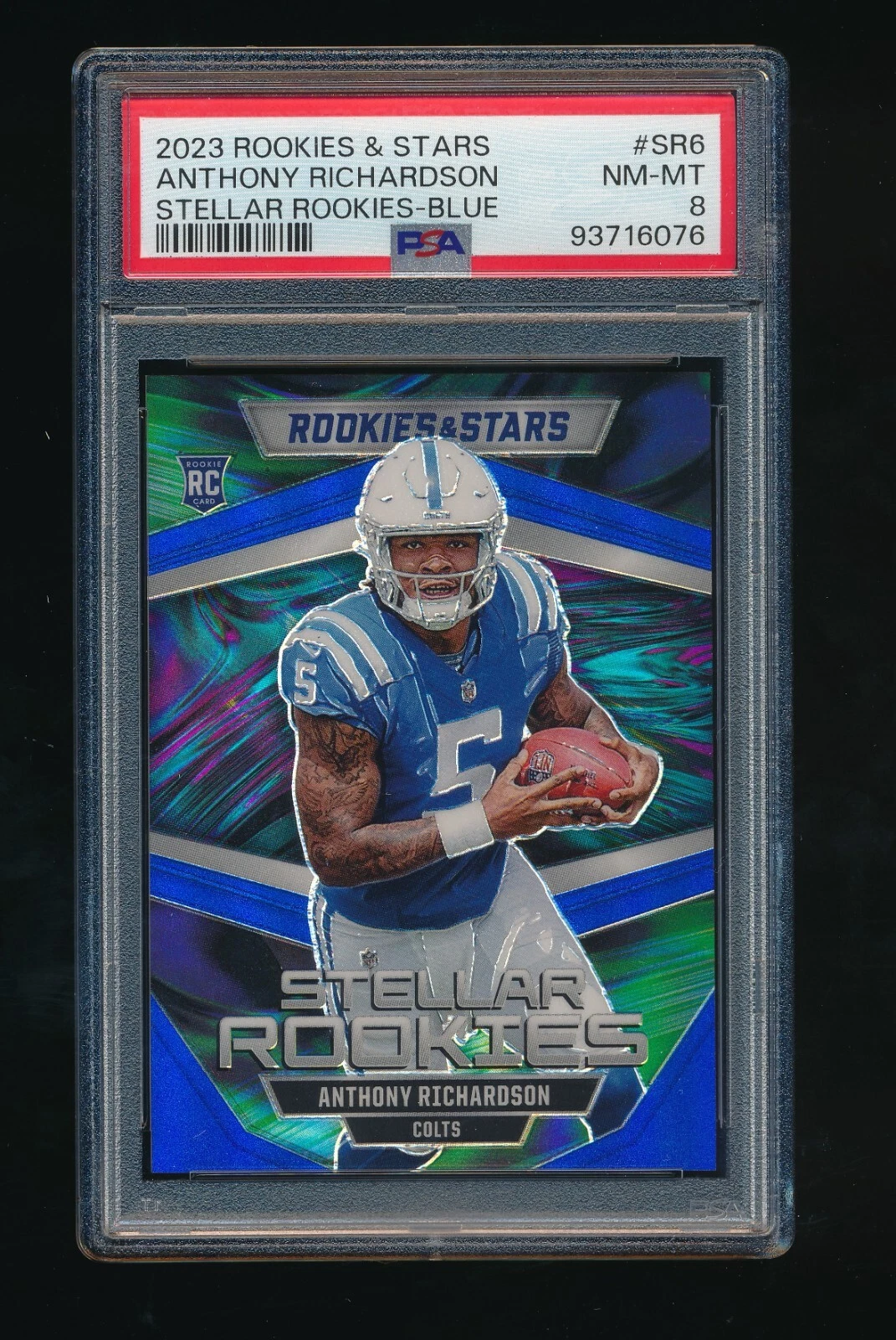 Anthony Richardson Panini Rookies & Stars Stellar Rookies #SR6 Blue