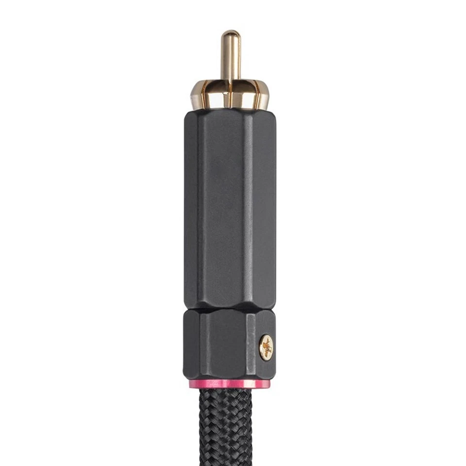 25FT Premium RCA Digital Coax Coaxial Audio Video Subwoofer Cable RG6U CL2 Gold - Image 4 of 4