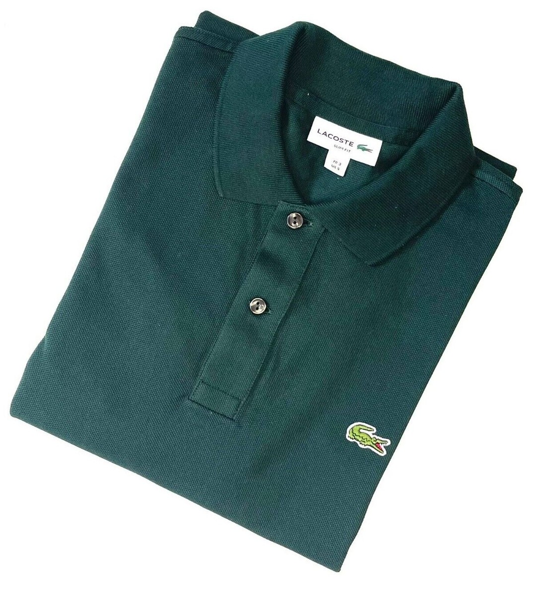Lacoste Men's Polo Style L1212 petit piqué Ribbed Cotton Slim Fit