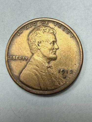 * 1912-S LINCOLN CENT-  VF  (UPGRADE THAT SPOT IN YOUR SET) PRICED TO SELL🔥*