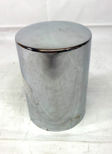 Chrome Oil Filter Spin On Style with Side Port Fitting Custom 5" x 3.75"