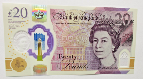 (2514) BANK OF ENGLAND £20 QUEEN LAST PREFIX DM13 UNCIRCULATED. - Bild 1 von 2