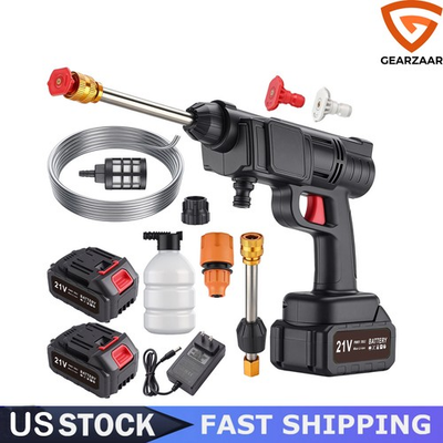 #ad Water Pressure Washer For vehicles 1.2mpa 145PSI 70 dB US Cordless Portable $27.99
