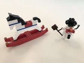 LEGO Seasonal Christmas Sets: 30008 Snowman & 40035 Rocking Horse, Pre-owned