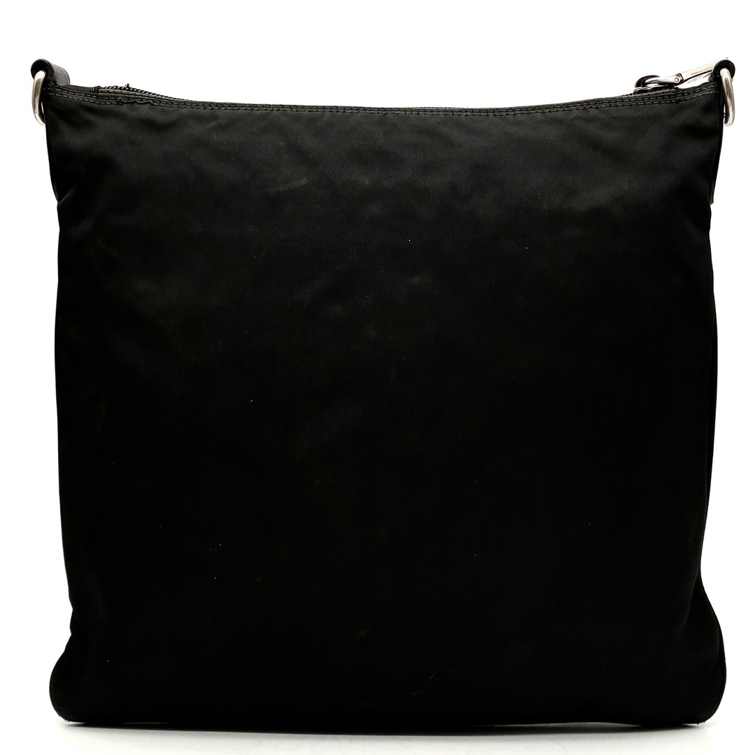 ・Authentic PRADA Shoulder Bag Triangular Logo Cro… - image 3