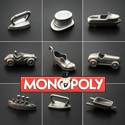 Monopoly Token Ersatz Original Mover alle Versionen Spiel Ersatzteile/Pieces.