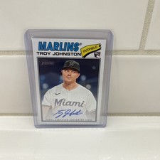 2026 TOPPS HERITAGE TROY JOHNSTON REAL ONE AUTO AUTOGRAPH RC