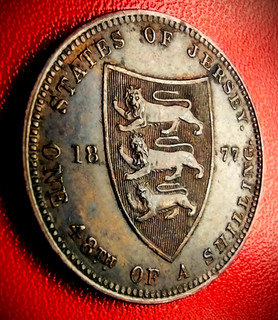 1877 H 1 ⁄ 48 Shilling Jersey (British Dependencies) Victoria