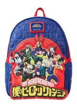Loungefly My Hero Academia Group Debossed Logo Mini Backpack Anime One Size