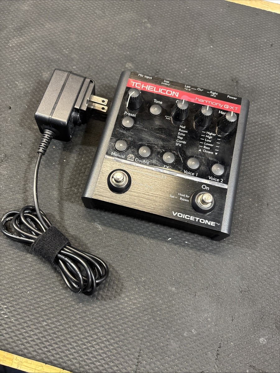 TC Helicon Voicetone Harmony G-XT Vocal Effects Pedal Used TC Helicon Voicetone Harmony G-XT Vocal Effects Pedal Used