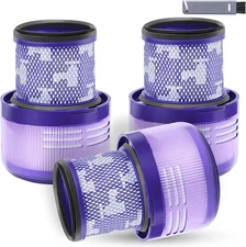 3 Packs V9 Filter Replacement Compatible with Dyson V9(SV57)、Digital Slim(SV57、S