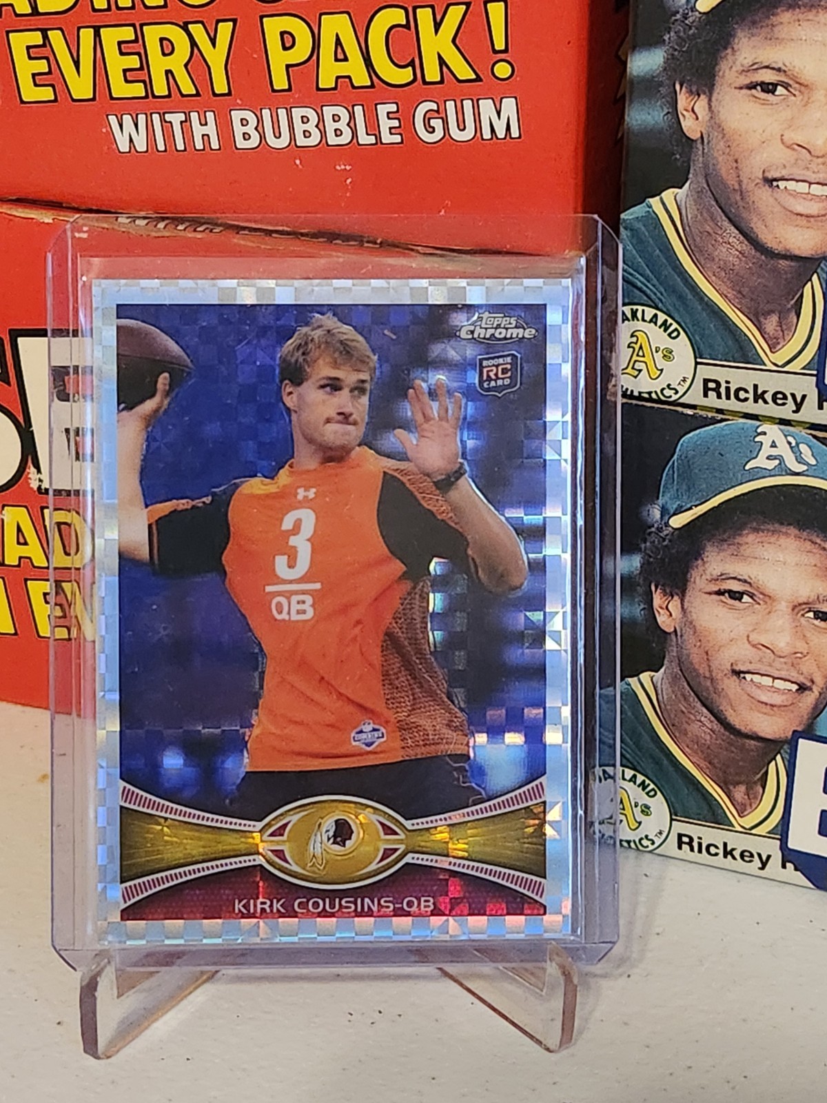 Kirk Cousins RC 2012 Topps Chrome XFRACTOR REFRACTOR ROOKIE Card #146 Nice!