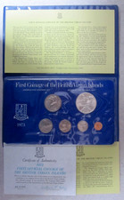 1973 First Coinage of the British Virgin Islands Uncirculated Set w/Case and COA