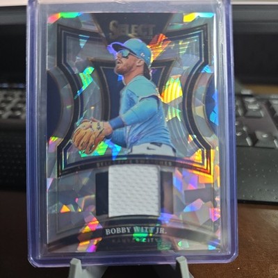 2025 Panini Select Baseball Bobby Witt Jr. Selective Swatches Ice Prizm Relic
