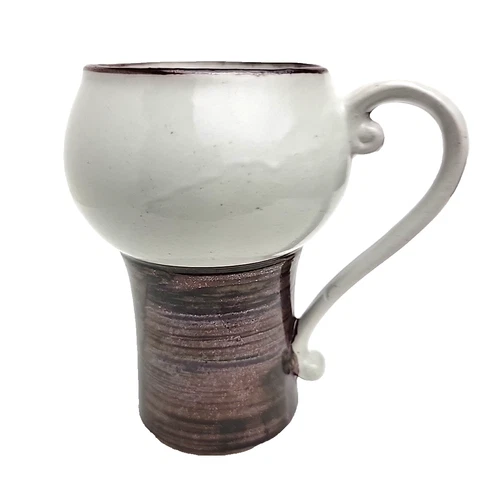 Vintage Otagiri Style Coffee Hot Chocolate Mugs Speckled Stoneware Earthtones