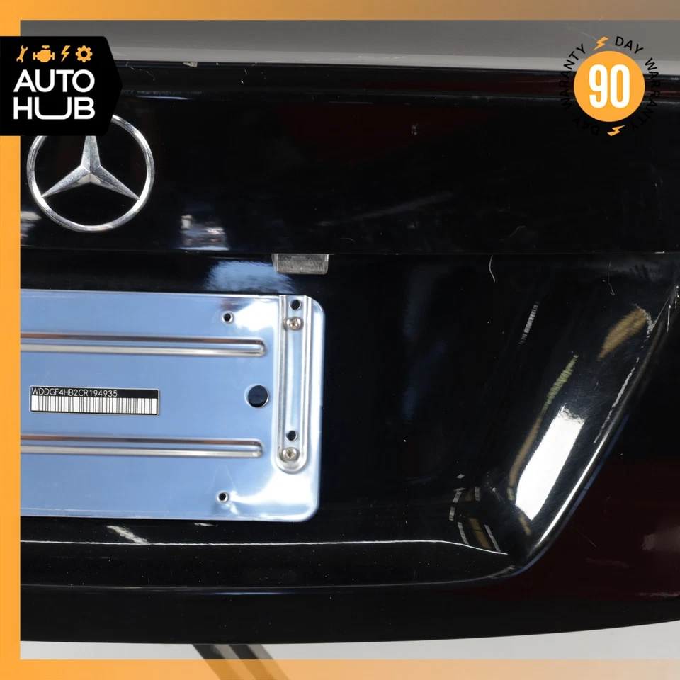 08-14 Mercedes W204 C250 C300 C350 Sedan Trunk Lid Panel Assembly Black OEM - Image 3 of 4