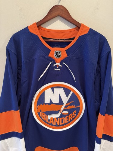 Adidas NHL New York Islanders Authentic Home Hockey Jersey Men’s Size 54 GT5618 - Picture 2 of 9