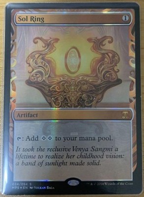MTG Sol Ring Masterpiece Series Kaladesh Inventions Foil 024/054 S