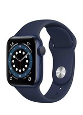 Apple Watch Series 6 44mm Aluminum Case with Deep Navy Sport Band Blue 2020 NEW