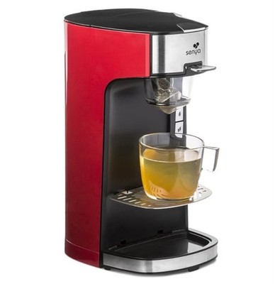 Senya SYBF-CM013-R  Teemaschine Stainless Steel rot Teebereiter Teekanne