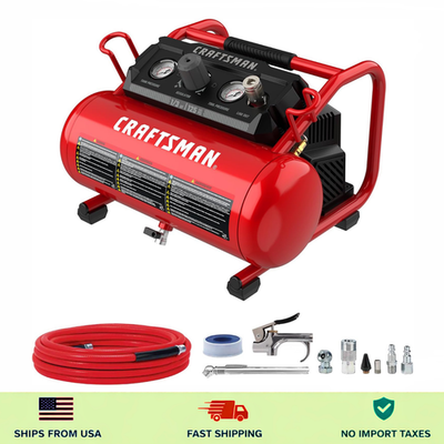 #ad CRAFTSMAN Air Compressor 2 Gallon Portable Air Compressor 1 3HP Max 125 PSI $149.50