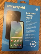 AT&T SAMSUNG GALAXY A16 5G BLUE BLACK 64GB, Smartphone, BRAND NEW SEALED