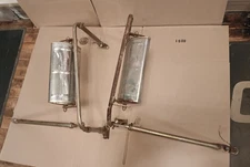 vintage West Coast JR chrome towing mirrors brackets mounts arms IH Travelall