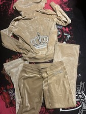 BCBG Maxazaria Women's Track Suit Beige, Embellished, Size L