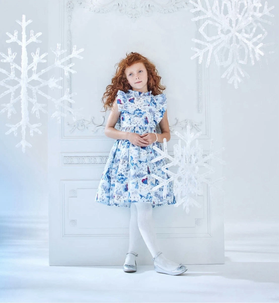 Frozen Sleeveless 100% Cotton Dresses for Girls for sale