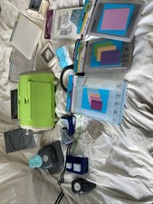Provo Craft Cuttlebug die cutting and embossing machine Lot With Supplies