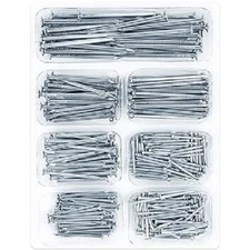 STUHAD 400pcs Hardware Nails Assortment Kit, Picture Hanging Nails,...
