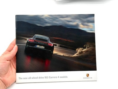2012 Porsche 911 Carrera 4 Models Dealer Brochure Booklet
