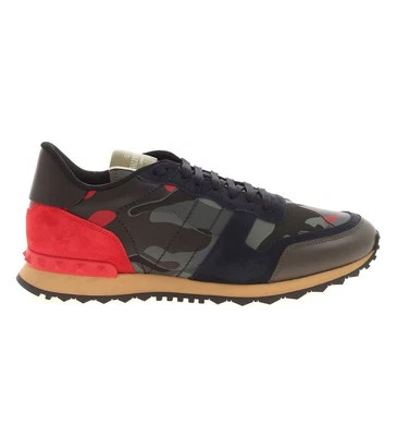 Rockrunner Camouflage Low Top Sneaker Red - Photo 1/4