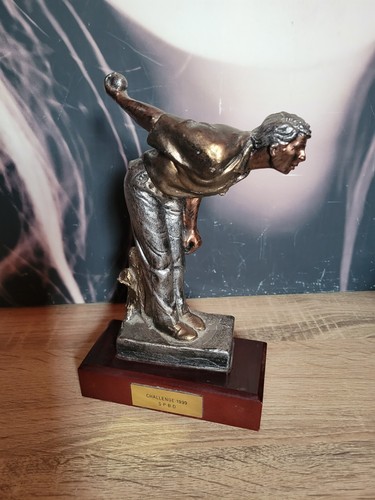 Trophée Pétanque En Résine - Sculpture Édouard DOSSETTO - Récompense Victoire