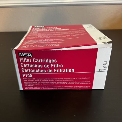 LOT 8 - MSA 815175 Low Profile P100 Filter Cartridges NOS 814922 - Picture 2 of 12