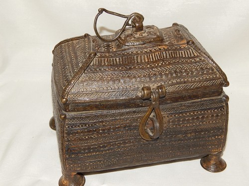 Schatulle Metall wohl Indien oder Nepal - Picture 4 of 14