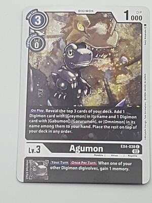 Digimon TCG Einzelkar Agumon NM