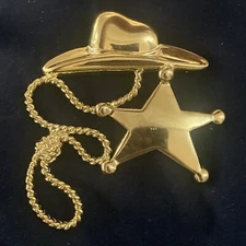 Premier Design Cowboy Hat Rope Star Pendant/Brooch