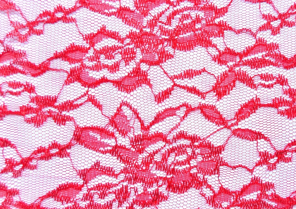 Spitzenstoff Stoffe Spitze Blumenmuster Bekleidungsstoffe Deko Stoff Meterware - Bild 4 von 4