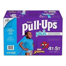 HUGGIES Pull-Ups Plus Training Pants 4T to 5T Boy 102 Pack 100417287