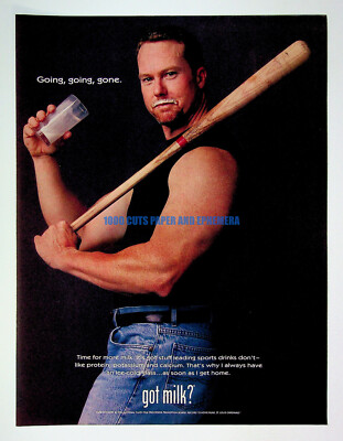 Mark McGwire Got Milk? 1999 Trade Print Magazine Ad Poster ADVERT